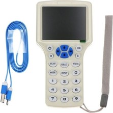 Devremarkt ZX-08CDEN 10 Frekans Rfid Okuyucu Yazıcı Kopyalayıcı El Tip Kutu 2.8” Ekran Sesli Ikaz Nfc Şifreli Kart Anahtarlık Etiket Personel Takip Kapı Giriş