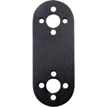 Devremarkt Servo Braket Düz 25MM x 63MM Metal Montaj Parçası Braket MG995 MG996R S3003 TD-8120MG Alüminyum Tutucu Robot Kol Araba Direksiyon Bot Rc Aksesuarı