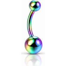 Munels Renkli Göbek Piercing - 316L Surgical Steel - Stainless Steel
