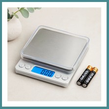 Bezos Mini Hassas Tartı 3000G/0.01G (Şeffaf Kapak, Pilli) Mac