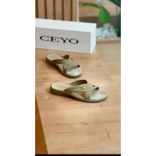 Ceyo Splash-Z4 Vizon Kadın Terlik