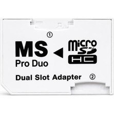 Micro Sd Memory Stick Pro Duo Çevirici Dönüştürücü Hafıza Kartı Adaptörü