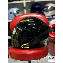 Fazer Çene Açılır Interkomu Motosiklet Kaskı Full Özellik