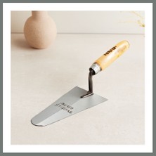 Bezos Çelik Sıva Mala 22 cm Ahşap Saplı Mmbz
