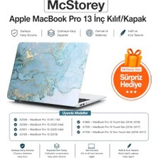 MacBook Pro 13 Kılıf A1706 A1708 A1989 A2159 A2251 A2289 A2338 M1 M2 Uyumlu Mermer Desenli Tpu Sert Kılıf R-38