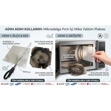 Mikrodalga Fırın Içi Mika Yalıtım Plakası (13X13 Cm), Tüm Markalarla Uyumlu Kesilebilir Levha - Arçelik, Beko, Samsung, Bosch, Lg Uyumlu Magnetron Koruyucu