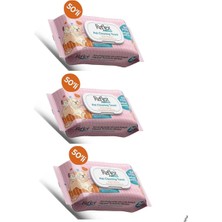 Hijyenik Çok Amaçlı Temizleme Havlusu, Evcil Hayvanlar Için, 50'li x 3 Paket