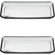 Kristalize Glamour Servis Tabağı 2'li 86969865AYBABASTORE