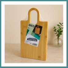 Bezos Bambu Kesme Tahtası Oval Kulplu 20X37 cm Mac