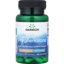 Swanson Vitamins, Pregnenolone, High Potency, 25 Mg, 60 Capsules