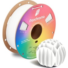 Panchroma Pla Beyaz 3D Yazıcı Filamenti, 1,75 Mm, 1 kg Makara, Kolay Baskı, Yüksek Hızlı Baskı, Dolaşmaz, Ams Uyumlu, Oyuncaklar, Dekor, Minyatürler, Modeller ve Cosplay Için Mükemmel