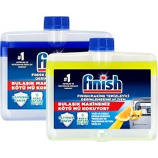 Bulaşık Makinesi Temizleyicisi Limonlu ve Normal 2 x 250 ml