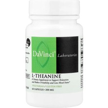 Da Vinci Labs Davinci Laboratories, L-Theanine, 200 Mg, 60 Capsules