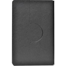 Galaxy Tab A7 10.4 T500 2020 ile Uyumlu Fest Dönebilen Standlı Kılıf, Siyah
