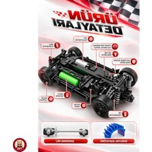 Mythriva Uzaktan Kumandalı Drift Araba, 50 Km/h Hız ile LED Işıklı Eğlenceli Oyun
