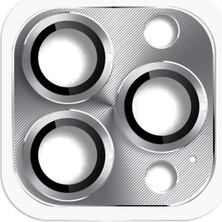 Techroid Apple iPhone 16 Pro Max Pers Alüminyum Kamera Lens - Gri