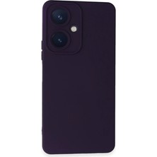 Techroid Vivo Y27 Kılıf Nano Içi Kadife Silikon - Mor