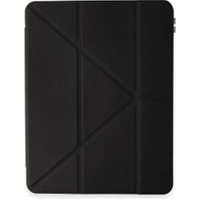 Techroid Huawei Honor Pad 9 Kılıf Kalemlikli Mars Tablet Kılıfı - Siyah
