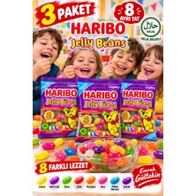 Emrah Gültekin Haribo Renkli Jelly Beans Şekerleme 8 Ayrı Tat Meyve Aromalı Yumuşak Şeker Çeşitleri