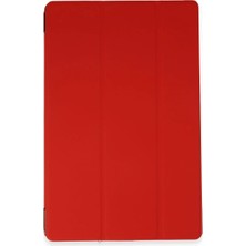 Techroid Apple iPad Pro 13 (2024) Kılıf Tablet Smart Kılıf - Kırmızı