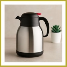 Bezos Paslanmaz Çelik Termos 1.5l (304, Çift Contalı) - 12 Saat Sıcak / 24 Saat Soğuk Bcks