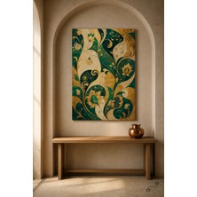 Osmanlı Motifleri — Soyut Kompozisyon — 30×40 cm Kanvas Tablo