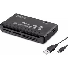 HT-09A USB 2.0 Kart Okuyucu; Sd, Microsd, Cf ve Duo Kartlarla Uyumlu