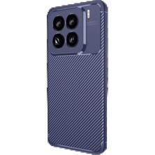 Techroid Xiaomi Mi 15 Pro Kılıf Auto Focus Karbon Kapak - Lacivert
