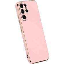 Techroid Samsung Galaxy S25 Ultra Kılıf Volet Silikon - Pembe