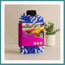 Bezos Mikrofiber Şönil Temizlik Bezi ve Oto Yıkama Eldiveni Mac