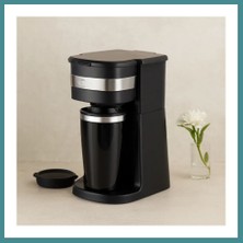 Bezos Filtre Kahve Makinesi 700W 400ML Portatif Çelik Bardak Mac