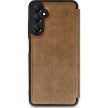 Techroid Samsung Galaxy A35 5g Kılıf Flip Cover - Taba