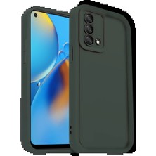 Techroid Oppo A74 4g Kılıf Viera Silikon - Koyu Yeşil