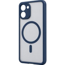 Techroid Xiaomi Poco X8 Pro Loji Magsafe Kapak - Mavi