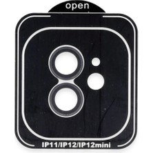 Techroid Joko Apple iPhone 11 Pvd Metal Kamera Lens - Siyah