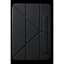 Techroid Apple iPad 2025 10.9 10.nesil (A16) Edz Manyetik Standlı Tablet Kılıfı - Siyah