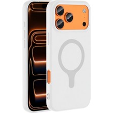Techroid Joko Apple iPhone 18 Pro/17 Pro Z Silikon Magsafe Kapak - Beyaz