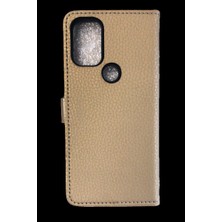 Techroid General Mobile GM21 Pro Trend S Plus Kapaklı Telefon Kılıf - Gold