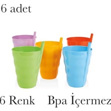 Bpa Içermez Pipetli Meşrubat Bardağı