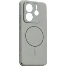 Techroid Xiaomi Redmi Note 14 4g Mika Pc Magsafe Kapak - Gri