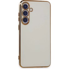 Techroid Samsung Galaxy S24 Kılıf Volet Silikon - Beyaz