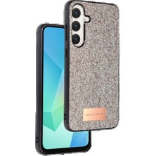 Techroid Onegif Samsung Galaxy A26 Bright Simli Kapak - Gold