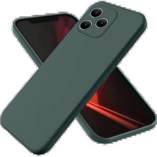 Techroid Realme Note 50 4g Kılıf First Silikon - Koyu Yeşil