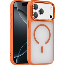 Techroid Joko Apple iPhone 18 Pro/17 Pro Prime Magsafe Kapak - Turuncu