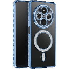 Techroid Xiaomi Redmi 14C Joke Simli Magneticsafe Kılıf - Mavi