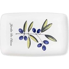 Olivos 31X20 cm Dikdörtgen Servis Tabağı OVS0015
