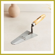 Bezos Çelik Sıva Mala 22 cm Ahşap Saplı Bcks
