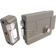 Apartman Girişi Güvenlik Otomat Kilit Demir Kapı Kilidi Kapı Otomatiği 70 mm 70 mm 12V Gri Yt Elektrikli Tirajlı Kapı Kilidi Pirinç Silindir Çift Yöne Açılır Ac