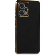 Techroid Xiaomi Redmi Note 12 Pro Plus Kılıf Volet Silikon - Siyah