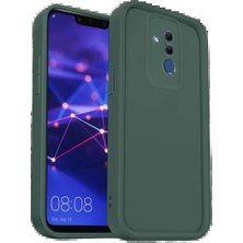 Techroid Huawei Mate 20 Lite Kılıf Viera Silikon - Koyu Yeşil